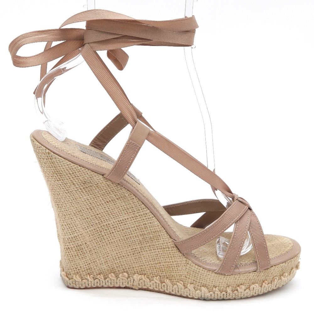 Sky Tan Wedge Espadrille Sandals